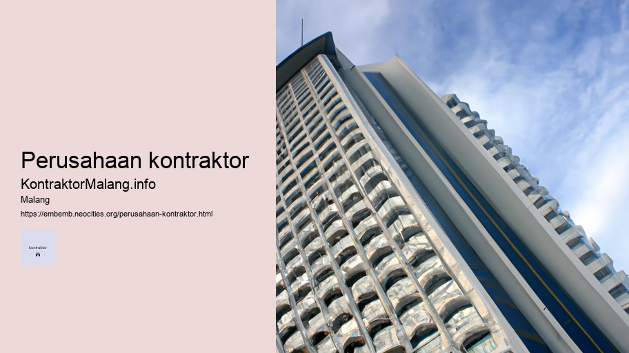 perusahaan kontraktor